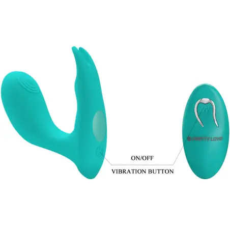 Idabelle Vibration & Pulsation Control Remoto Azul
