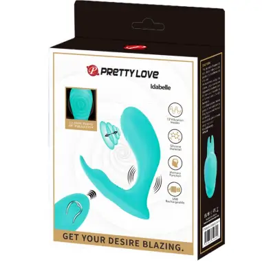 Idabelle Vibration & Pulsation Control Remoto Azul