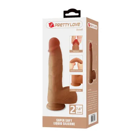 Duvall Dildo Realístico con Ventosa 19.3 cm -Ø- 4.5 cm