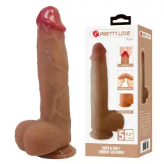 PRETTY LOVE - ORTON DILDO REALÍSTICO CON VENTOSA 23.5 CM -Ø- 4.9 CM 2