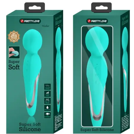 Walter Vibrador Wand Verde Agua - 7 Funciones | Pretty Love