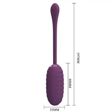 Casper Huevo Vibrador Recargable Morado | Pretty Love