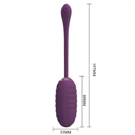 Casper Huevo Vibrador Recargable Morado | Pretty Love