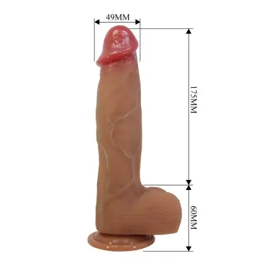 Orton Dildo Realístico con Ventosa 23.5 cm -Ø- 4.9 cm