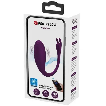 Catalina Vibrador APP Control Remoto Lila | Pretty Love