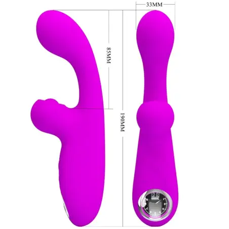 Skylar Vibrador Estimulador Púrpura | Pretty Love