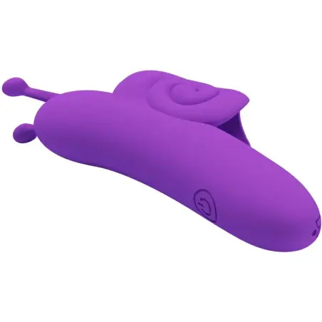 Snail Poderoso Estimulador de Dedo Morado | Pretty Love