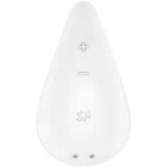 SATISFYER - DEW DROP VIBRADOR LAY-ON BLANCO 2
