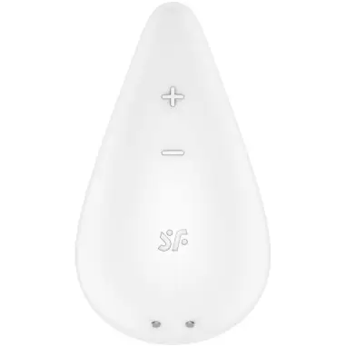 Dew Drop Vibrador Lay-On Blanco - 12 Modos | Satisfyer