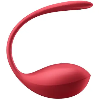 Shiny Petal Estimulador Punto G Control Remoto Rojo APP