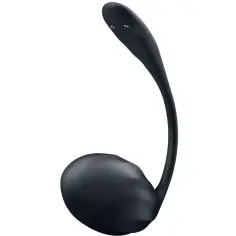 SATISFYER - RIBBED PETAL ESTIMULADOR PUNTO G CONTROL REMOTO NEGRO APP GRATUITA 2