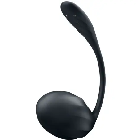 Ribbed Petal Estimulador Punto G Control Remoto Negro APP