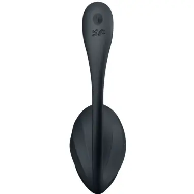 Ribbed Petal Estimulador Punto G Control Remoto Negro APP