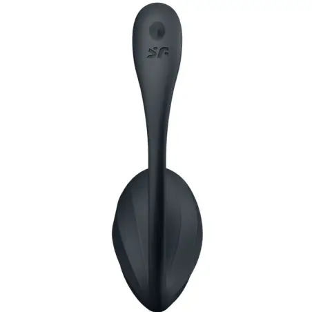 Ribbed Petal Estimulador Punto G Control Remoto Negro APP