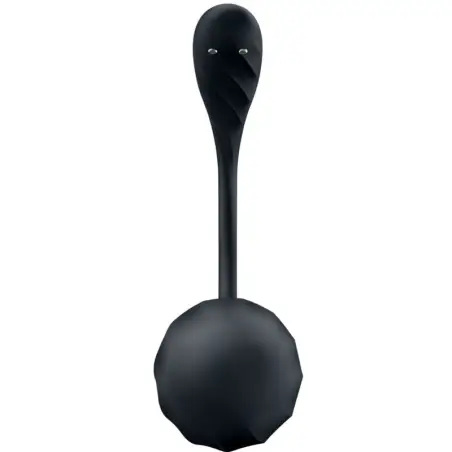 Ribbed Petal Estimulador Punto G Control Remoto Negro APP