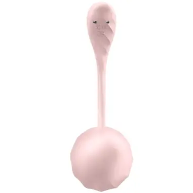 Ribbed Petal Estimulador Punto G Control Remoto Rosa APP