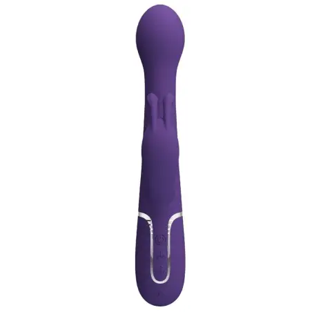 Dejon Vibrador Rabbit 3 en 1 Multifunción Morado - Rotación