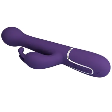 Dejon Vibrador Rabbit 3 en 1 Multifunción Morado - Rotación