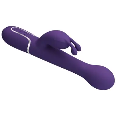 Dejon Vibrador Rabbit 3 en 1 Multifunción Morado - Rotación
