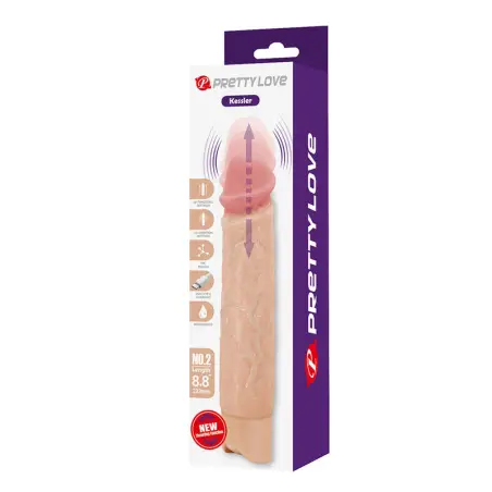 Kessler Dildo Vibrador Realista 10 Modos de Vibración