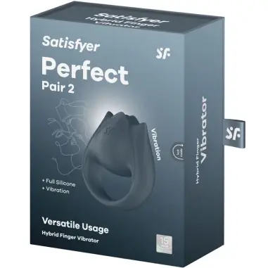 Perfect Pair 2 Multivibrador 2 en 1 Anillo para Pene