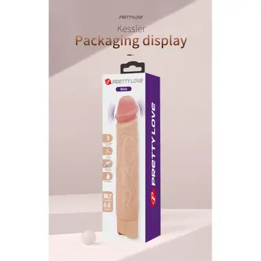 Kessler Dildo Vibrador Realista 10 Modos de Vibración