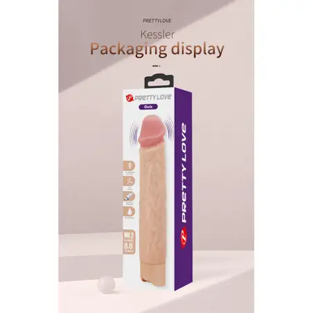 Kessler Dildo Vibrador Realista 10 Modos de Vibración