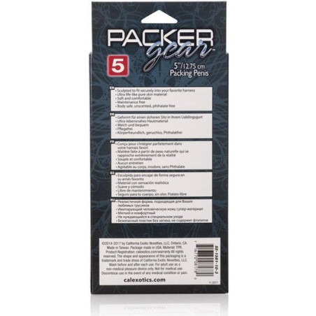 CALEXOTICS - PACKING PENIS PENE REALÍSTICO 14.5 CM MARRÓN CALEXOTICS