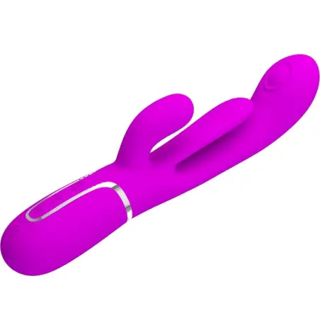 Shania Triple Vibrador Rabbit Multifunción Rosa - Recargable