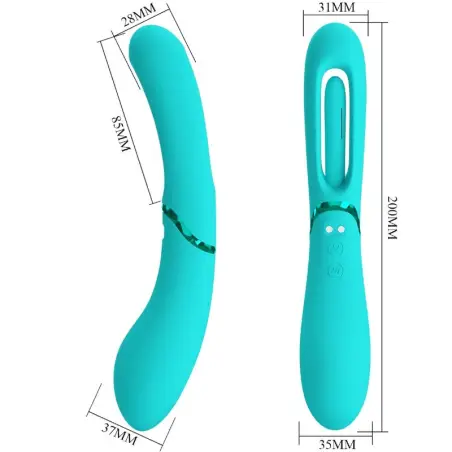 Lexie Vibrador Punto G 7 Vibraciones Azul | Romance