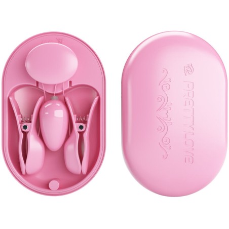 PRETTY LOVE - SURPRISE BOX PINZAS ELECTRO ESTIMULACION ROSA PRETTY LOVE FLIRTATION