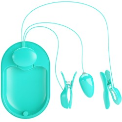 PRETTY LOVE - SURPRISE BOX PINZAS ELECTRO ESTIMULACION AZUL PRETTY LOVE FLIRTATION