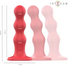 INTENSE - CODY VIBRADOR CON VENTOSA ROJO CONTROL REMOTO 2
