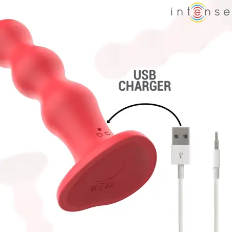 Cody Vibrador con Ventosa Rojo Control Remoto | Intense