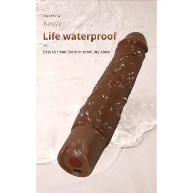 Kessler Dildo Vibrador Realista 10 Modos de Vibración