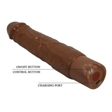 Kessler Dildo Vibrador Realista 10 Modos de Vibración