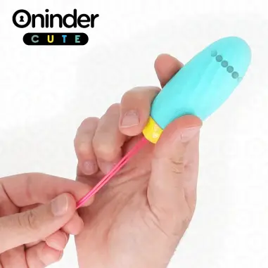 ONINDER CUTE - LOVE PLEASURE HUEVO VIBRO-GEMAS ROTADORAS SILICONA - APP MUNDIAL GRATUITA