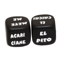 DIABLO PICANTE - 2 DADOS ACCIÓN Y PARTE DEL CUERPO DIABLO PICANTE
