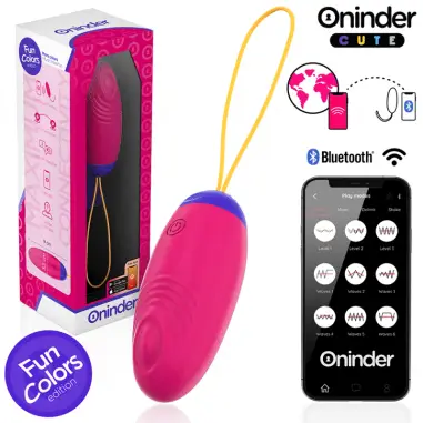 Love Pleasure Huevo Vibro-Wave Tapping Silicona - APP