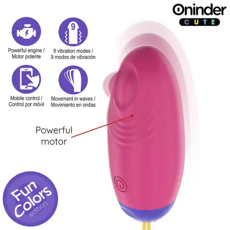 Love Pleasure Huevo Vibro-Wave Tapping Silicona - APP