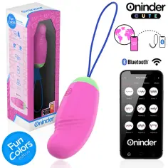 ONINDER CUTE - LOVE PLEASURE HUEVO VIBRO-ROTADOR 360 SILICONA - APP MUNDIAL GRATUITA 2