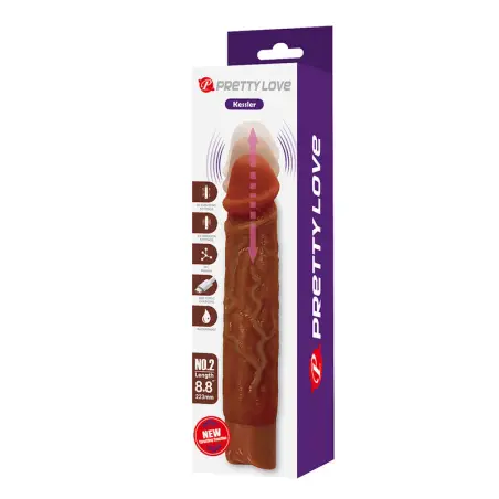 Kessler Dildo Vibrador Realista 10 Modos de Vibración