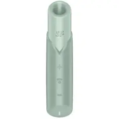 SATISFYER - NAUGHTY KISS ESTIMULADOR CLÍTORIS POR ONDAS VERDE AGUA