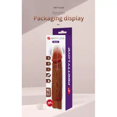 Kessler Dildo Vibrador Realista 10 Modos de Vibración