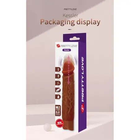 Kessler Dildo Vibrador Realista 10 Modos de Vibración