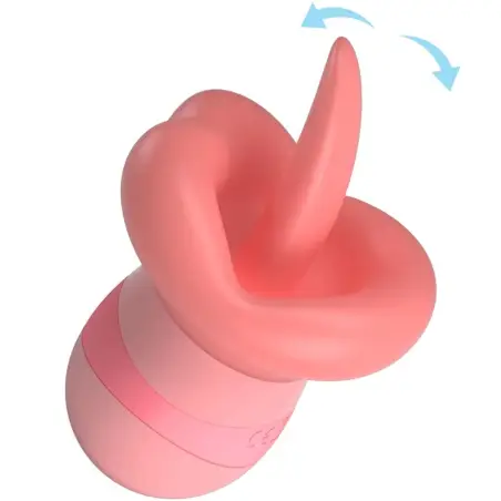 Kylee Lengua Estimuladora Clítoris 10 Vibraciones Rosa Nude
