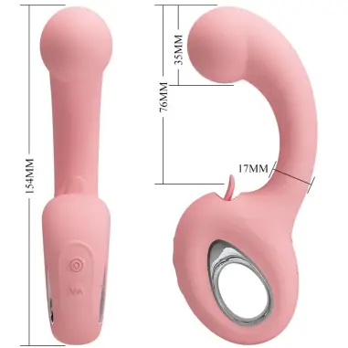 Erynnyes Vibrador Punto G + Estimulador Clítoris - 10 Modos