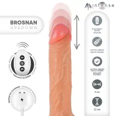 MR INTENSE - BROSNAN REALÍSTICO MULTIFUNCIÓN CON VIBRACIÓN UP AND DOWN CONTROL REMOTO 22 CM -O- 4 CM 2