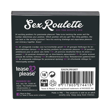 TEASE & PLEASE - SEX ROULETTE KAMASUTRA TEASE&PLEASE