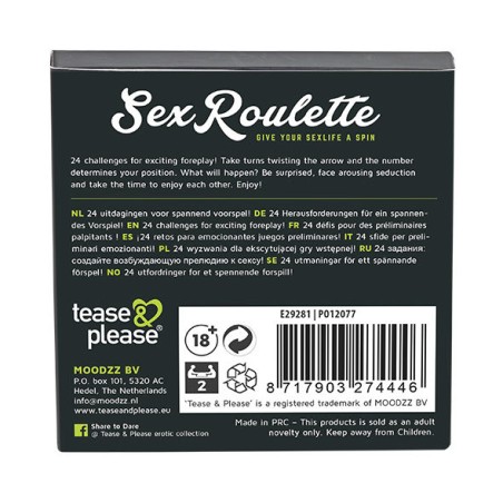 TEASE & PLEASE - SEX ROULETTE FOREPLAY TEASE&PLEASE